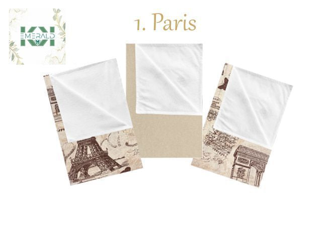 Set de regalo Paris Blanket con almohada a juego y sábanas impermeables, set de regalo Newborn Baby Shower New Parents Travel Essentials en caja