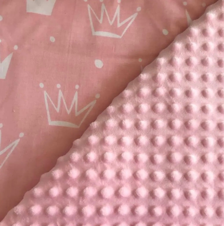 Couverture en coton Minky dans une boîte cadeau, tailles bébé, tout-petit, adolescent, adulte