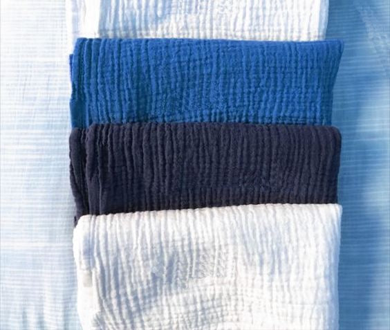 Lot de 3, 5, 7 ou 10 lingettes pour bébé en mousseline de coton biologique respectueuses de l'environnement avec rembourrage imperméable