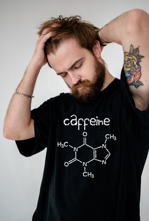 T-shirt l Sweatshirt l Sweat à capuche Molécule de caféine, Amateur de café Addicted Addiction Coffeeholic Espresso Lover Gift, Sip Sip Hooray
