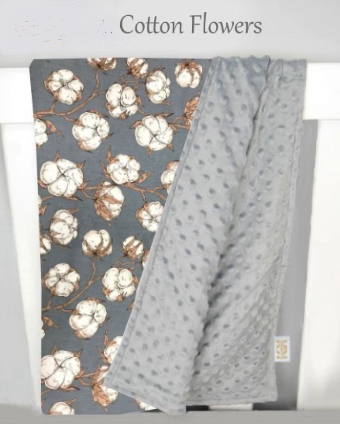 Couverture en coton Minky dans une boîte cadeau, tailles bébé, tout-petit, adolescent, adulte