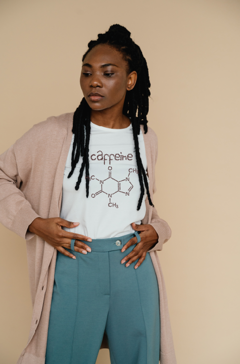 T-shirt l Sweatshirt l Sweat à capuche Molécule de caféine, Amateur de café Addicted Addiction Coffeeholic Espresso Lover Gift, Sip Sip Hooray