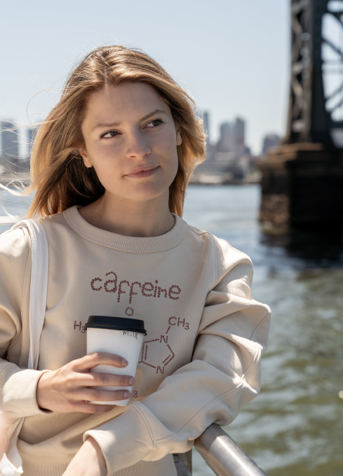 T-shirt l Sweatshirt l Sweat à capuche Molécule de caféine, Amateur de café Addicted Addiction Coffeeholic Espresso Lover Gift, Sip Sip Hooray