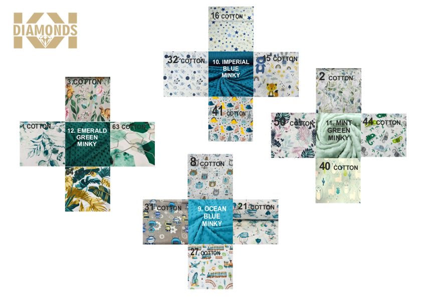 Couverture en coton Minky dans une boîte cadeau, tailles bébé, tout-petit, adolescent, adulte