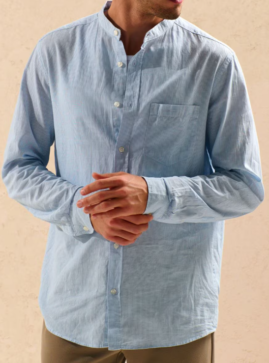 Coastline Linen Shirt I long sleeves