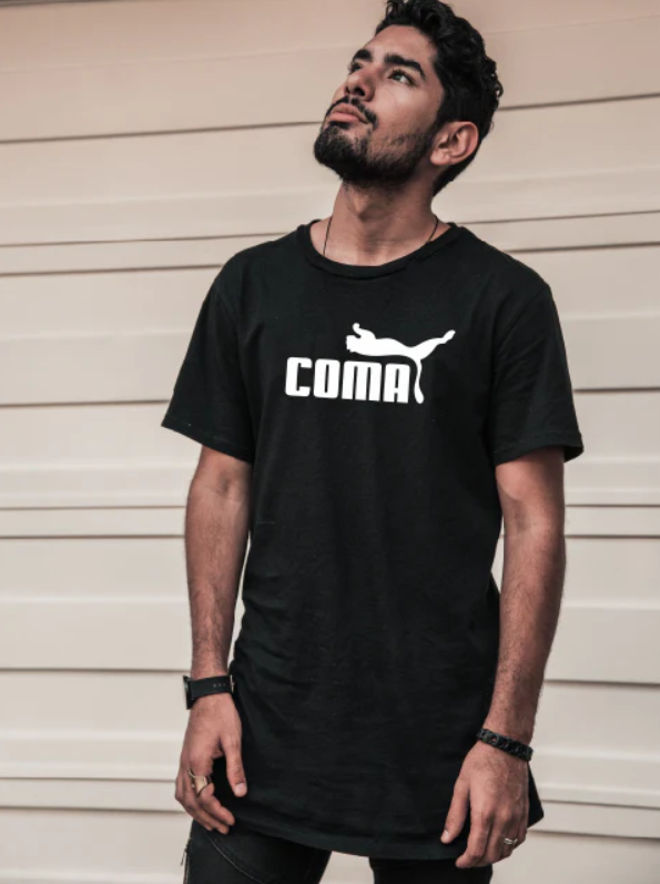 T-shirt l Sweat à capuche l Pantalon parodie Coma Puma