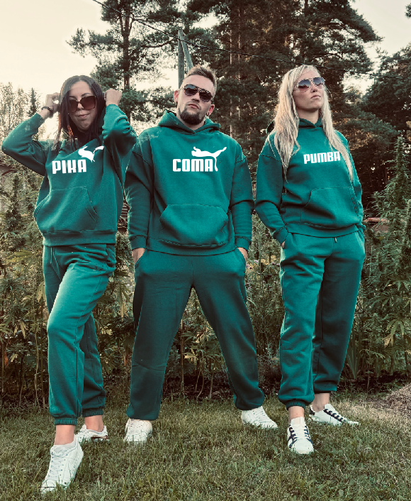 T-shirt l Sweat à capuche l Pantalon parodie Coma Puma
