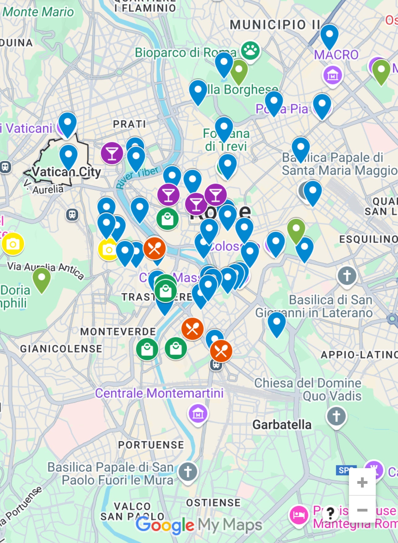 Rome, Italy 🇮🇹 Google Maps Guide – Hidden Gems, Food & Must-See Spots