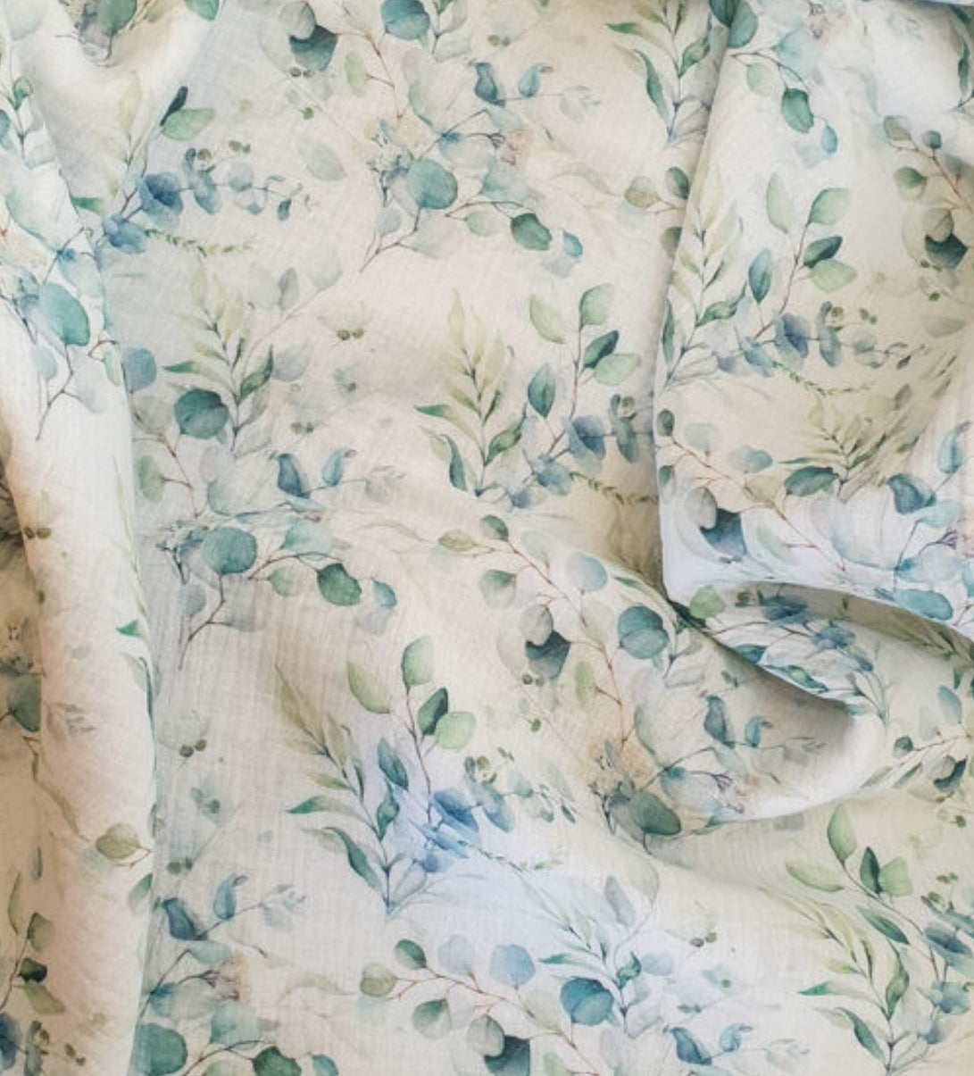 Manta de tiro Funda de cama de muselina de algodón orgánico y ecológico