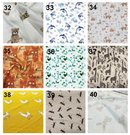 Manta de tiro Funda de cama de muselina de algodón orgánico y ecológico