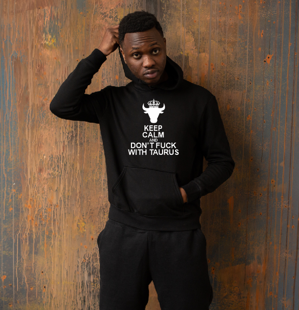 Restez calme et ne vous frottez pas au Taureau l Signe du zodiaque Taureau Faits sur l'équipe mondiale T-shirt l Sweat-shirt l Sweat à capuche