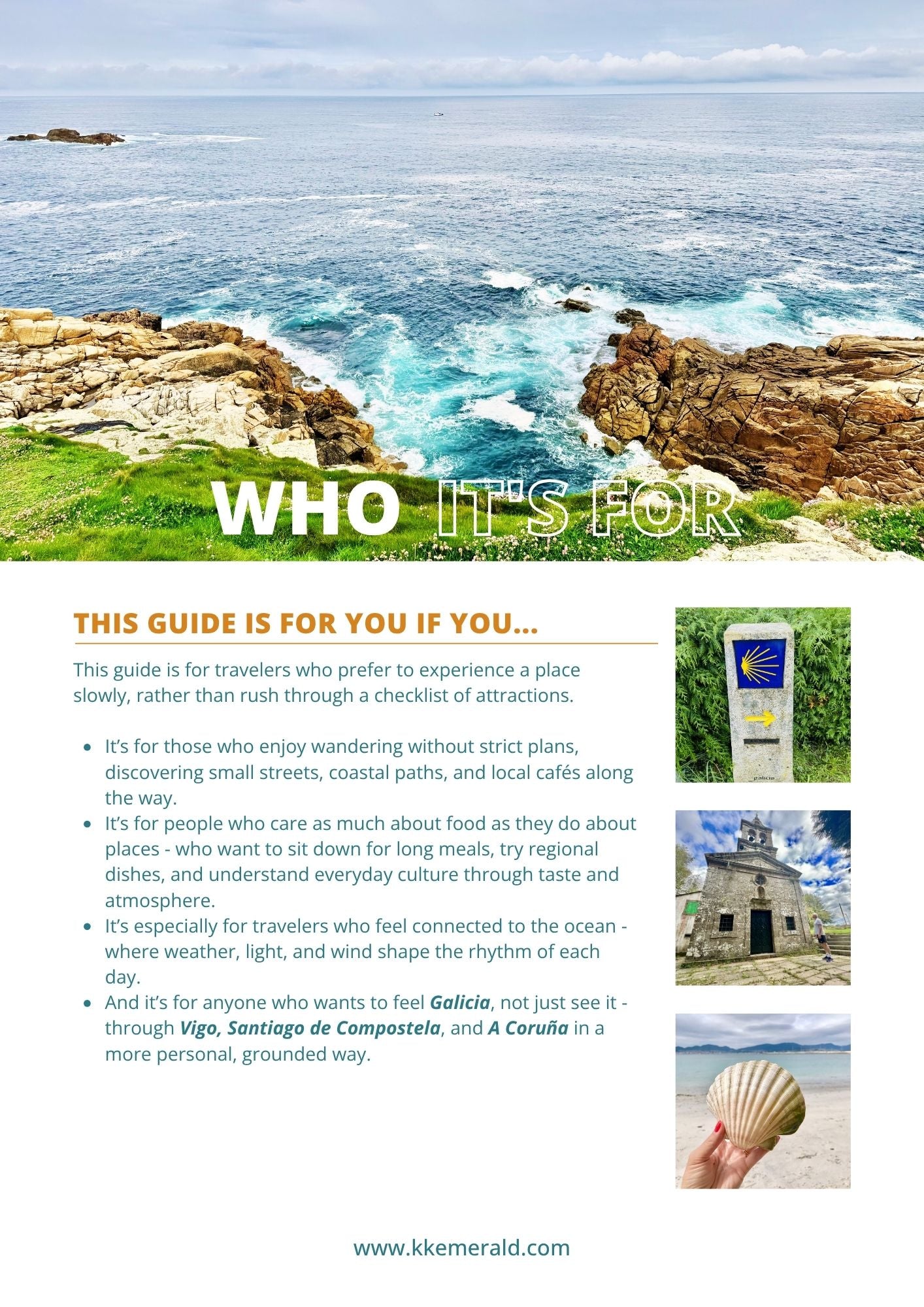 Galicia, lived - Personal Food & Walking Guide + Google Map. A Coruña, Vigo & Santiago de Compostela