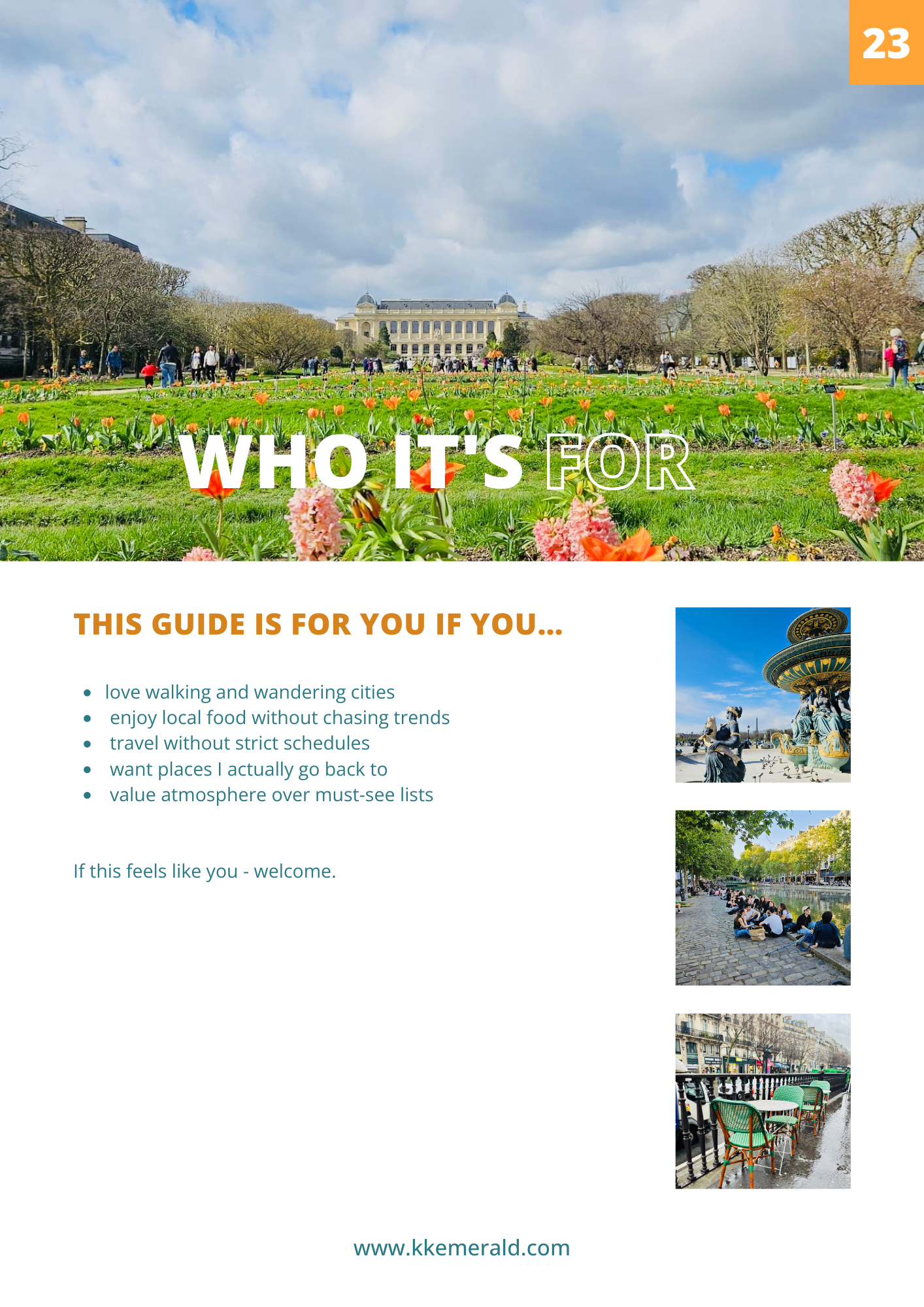 Paris, lived. - Personal Food & Walking Guide + Google Map