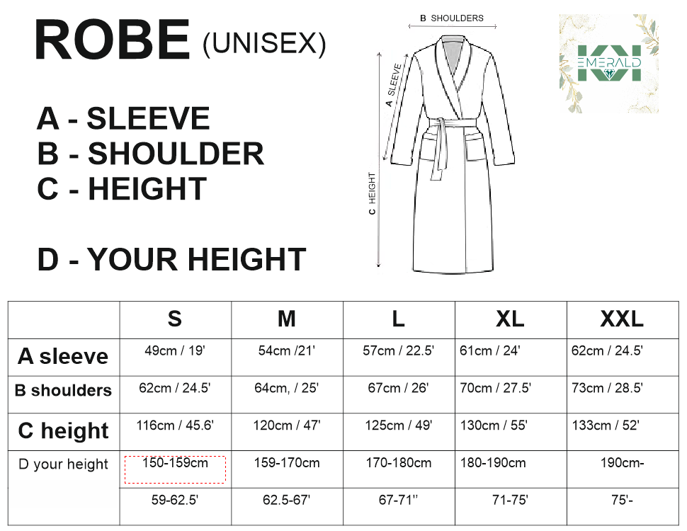 Linen Robe with matching Towel I Organic, eco-friendly and breathable