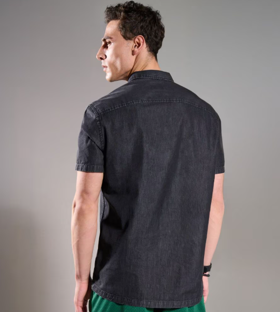 Denim Shirt I short sleeves