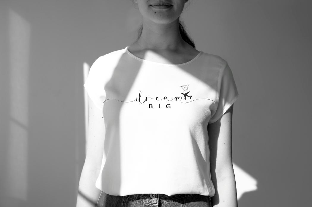 T-shirt l Sweat-shirt l Sweat à capuche Dream BIG, cadeau citation motivationnelle