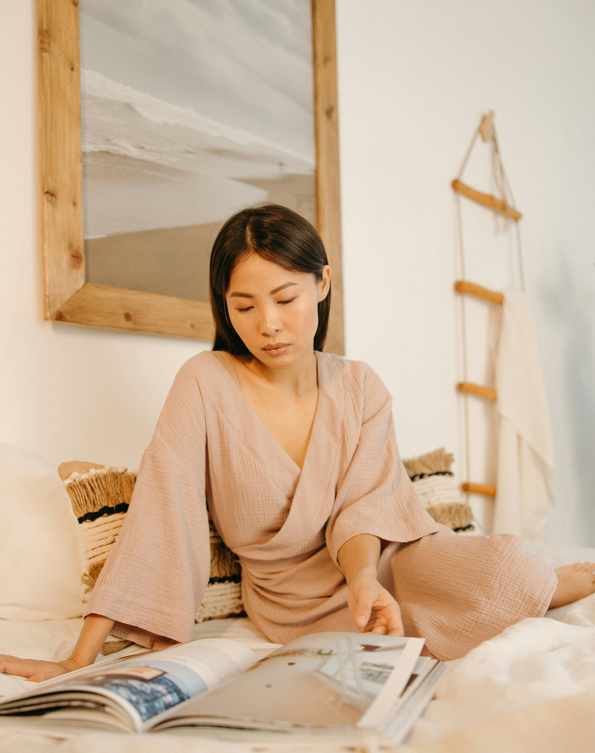 Malaga Muslin Cotton Robe Dress