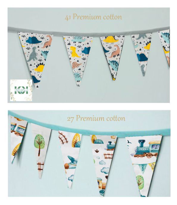Guirlande de fanions, décoration de chambre d'enfant pour bébé, garçon, fille, tout-petit, décoration de fête prénatale, banderole d'anniversaire pour chambre d'enfant, décoration d'intérieur, cadeau, chaîne de fanions