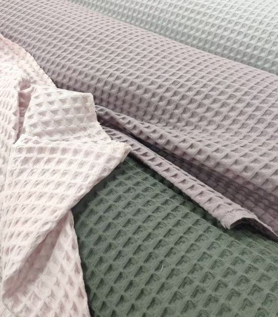 Waffle Cotton Blanket Throw – Soft, Cozy, and Gift-Ready!