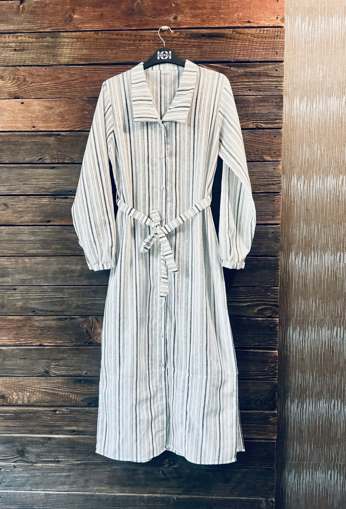 Linen Shirt Dress  I Organic, eco-friendly and breathable