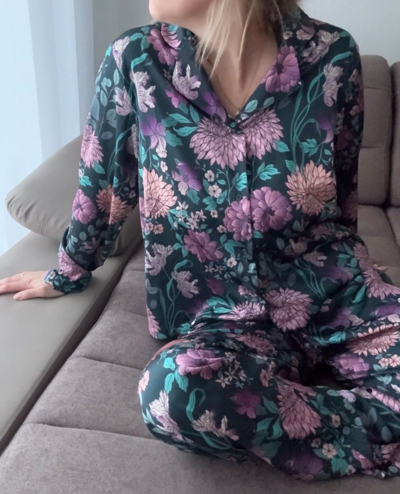 Lisbon Satin Pajama Set