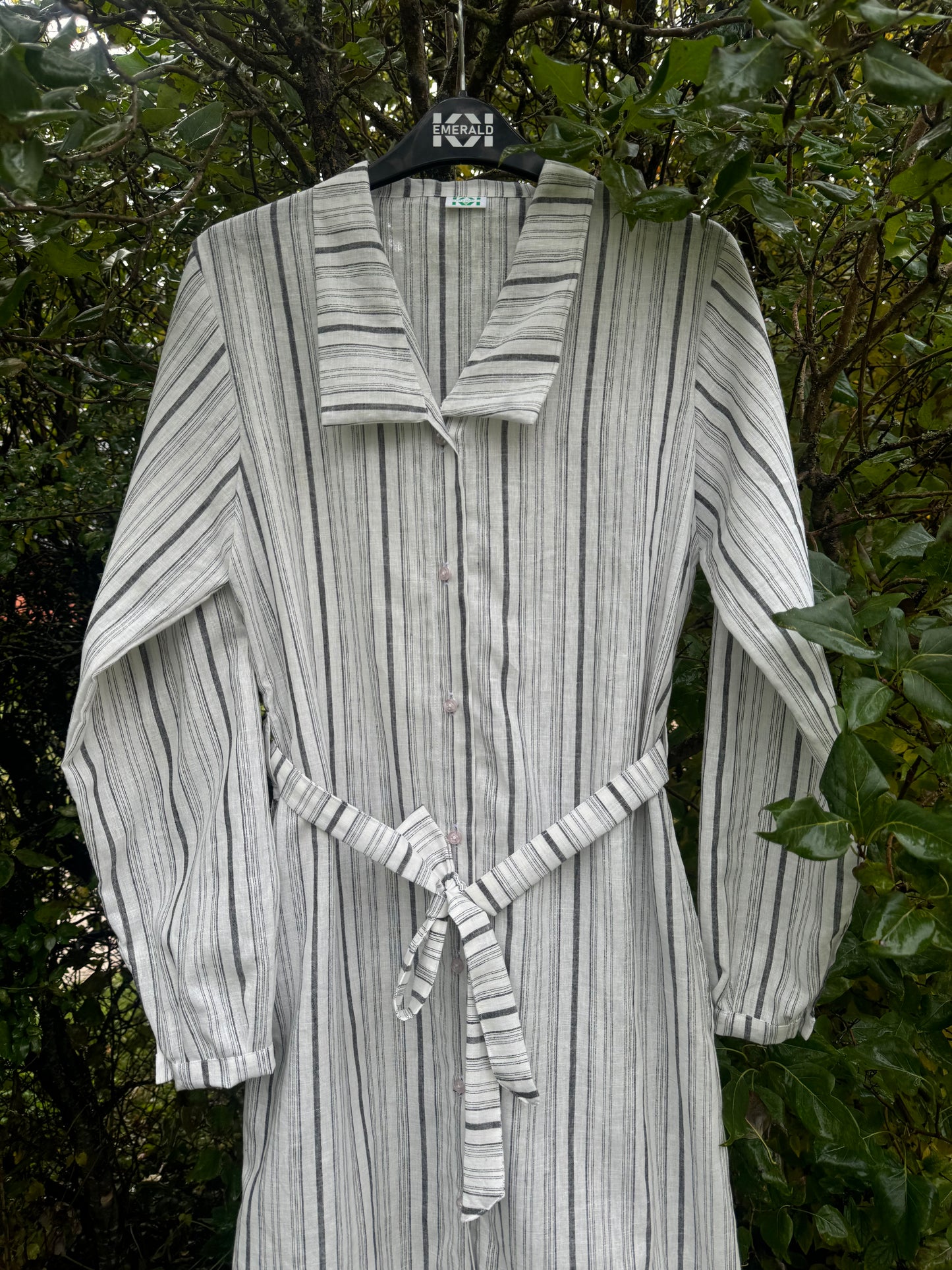 Linen Shirt Dress  I Organic, eco-friendly and breathable