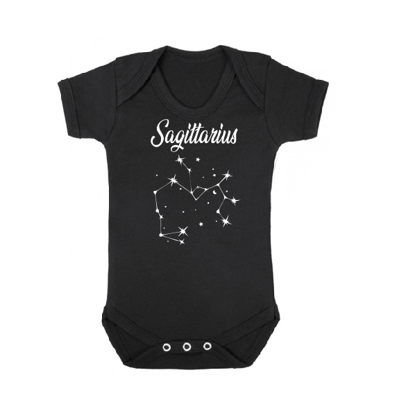 Body de bebé con signo del zodíaco, Body de signo de astrología de estrellas de meses de cumpleaños de bebé personalizado