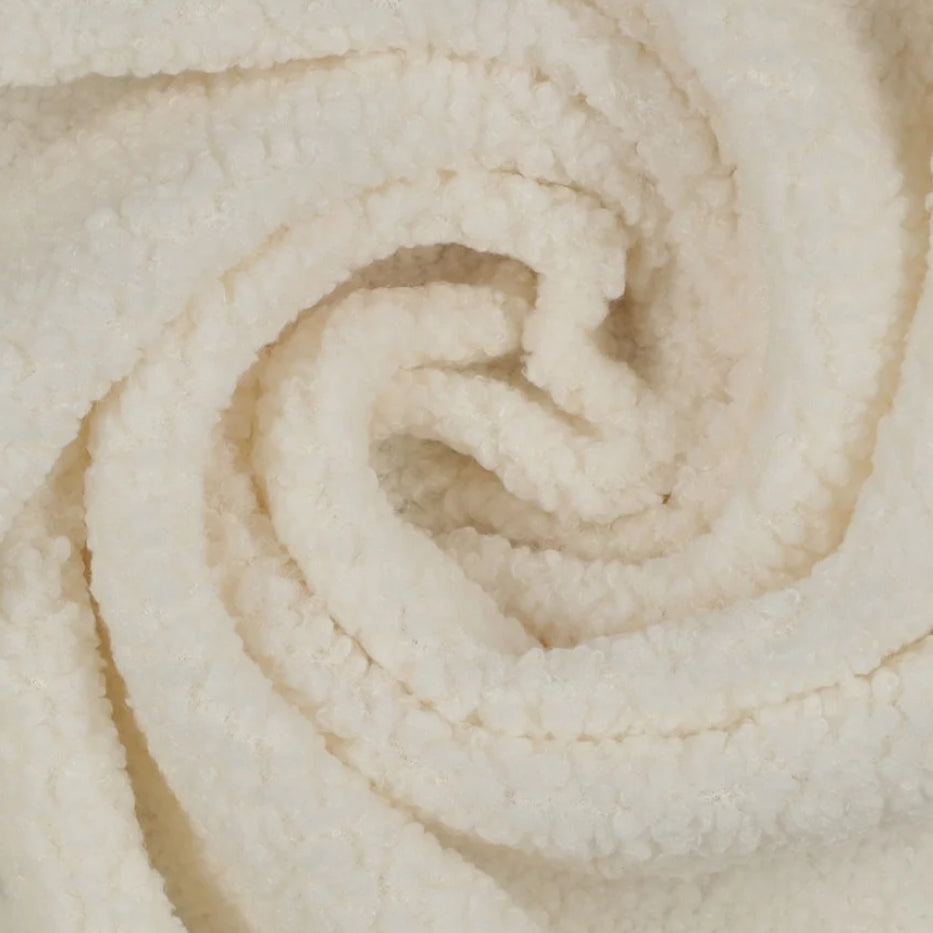 Housse de protection pour lit de bébé ou de tout-petit, en peluche douce Camel Boucle avec rembourrage doux