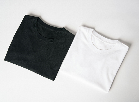 Black & White Duo – Organic Cotton Tees