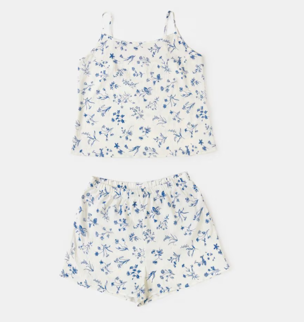 Capri Satin Pajama Set