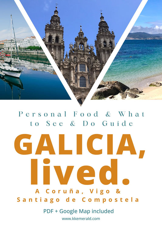 Galicia, lived - Personal Food & Walking Guide + Google Map. A Coruña, Vigo & Santiago de Compostela