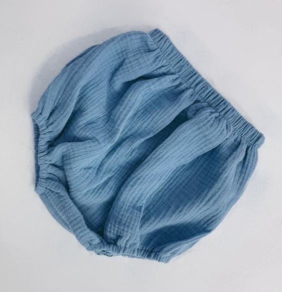 Bloomers orgánicos para bebés, cubierta de pañales de algodón de muselina ecológica