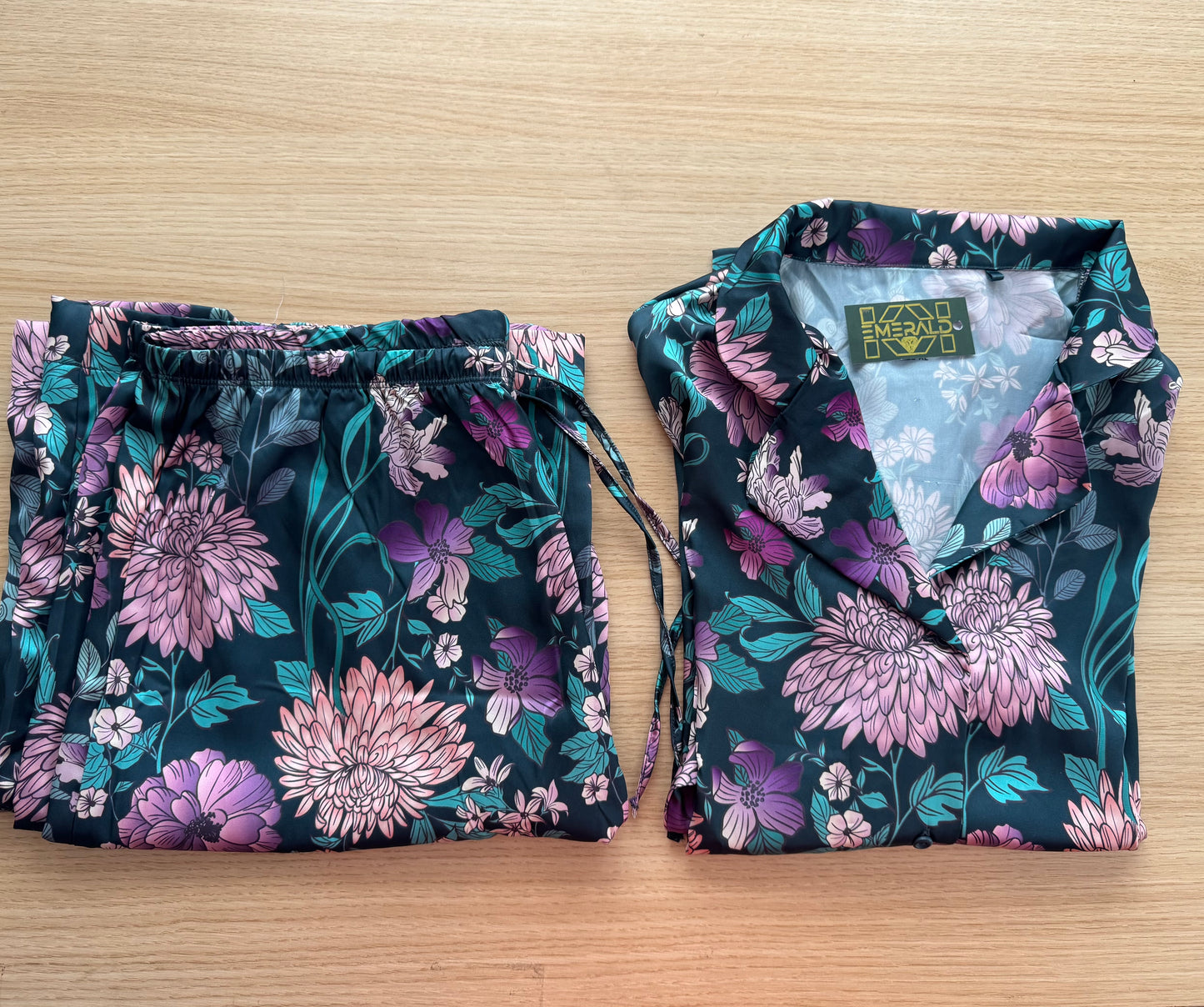 Lisbon Satin Pajama Set