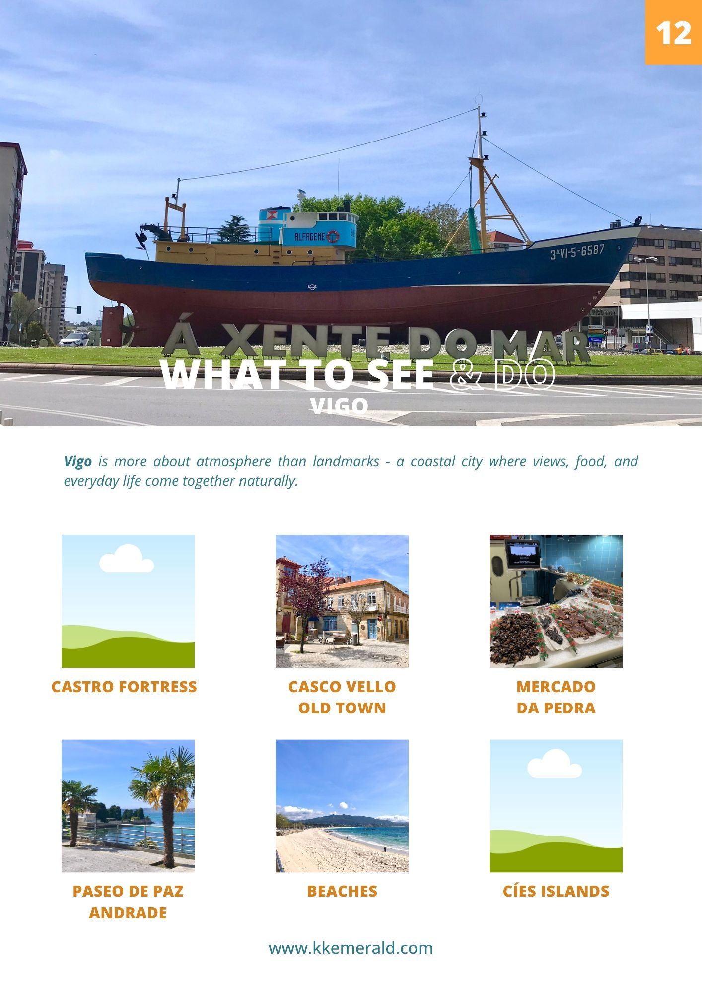 Galicia, lived - Personal Food & Walking Guide + Google Map. A Coruña, Vigo & Santiago de Compostela