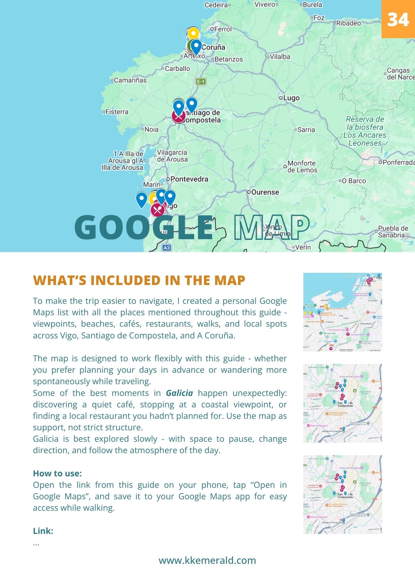 Galicia, lived - Personal Food & Walking Guide + Google Map. A Coruña, Vigo & Santiago de Compostela