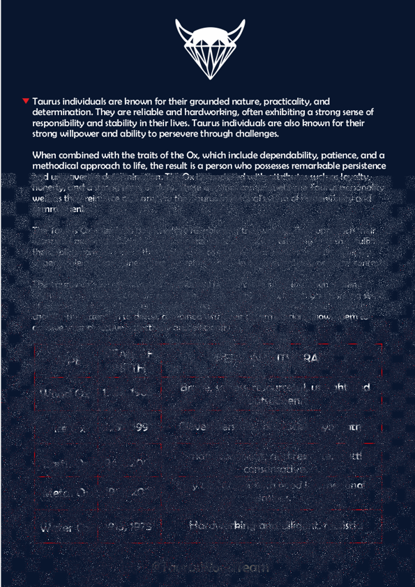 ♉ Taurus Born in the Year of the Ox 🐂 l Taurus Ox Personality Guide | Chinese Zodiac Astrology PDF