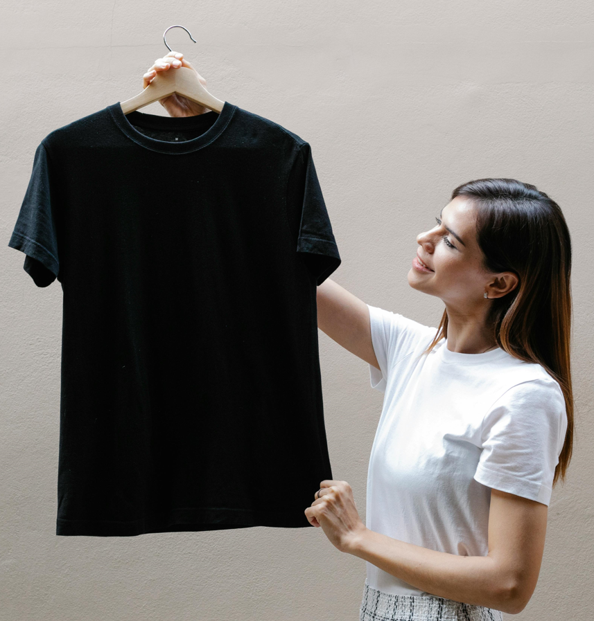 Oslo Black & White Regular Tee