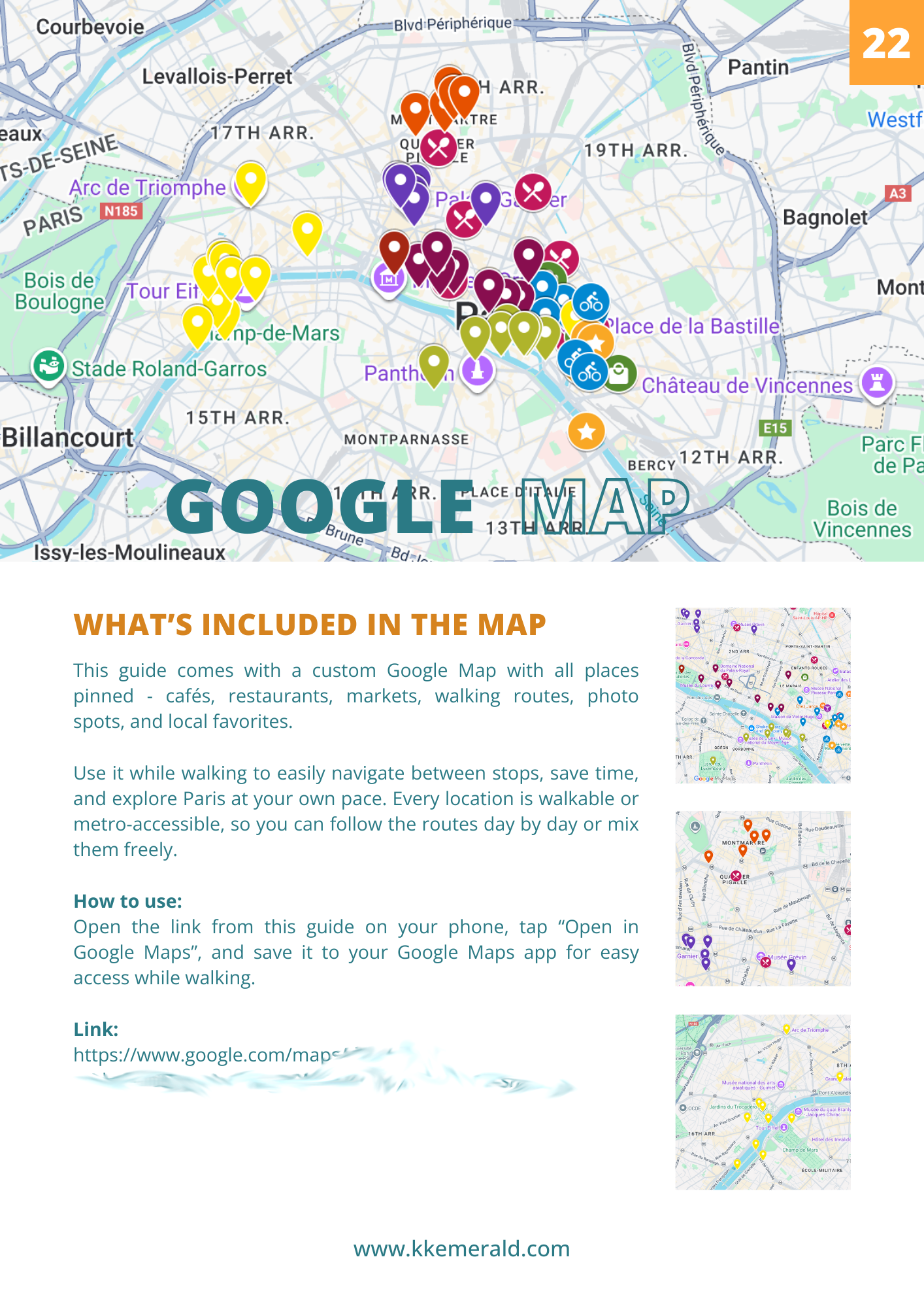 Paris, lived. - Personal Food & Walking Guide + Google Map