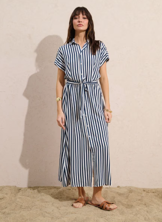 Riviera Midi Shirt Dress