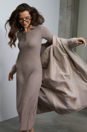 Rome Knit Long Dress