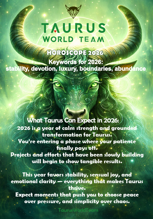 ♉️Taurus Big Horoscope 2026 - What Taurus Can Expect