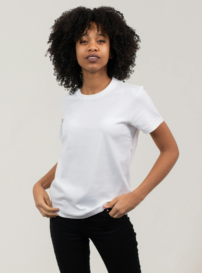 Vienna Black & White Slim Fit Tee