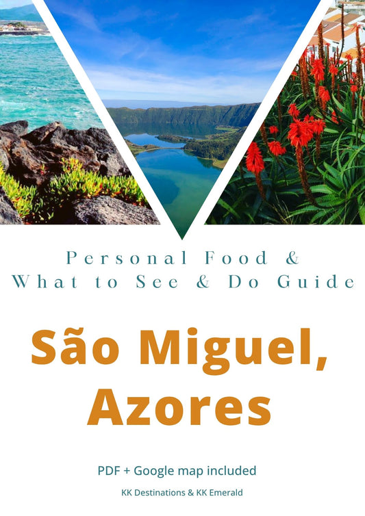 São Miguel, Azores, lived - Personal Food & What to see & Do Guide + Google Map.