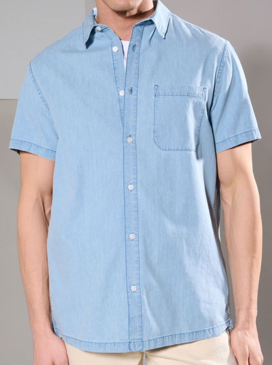 Denim Shirt I short sleeves