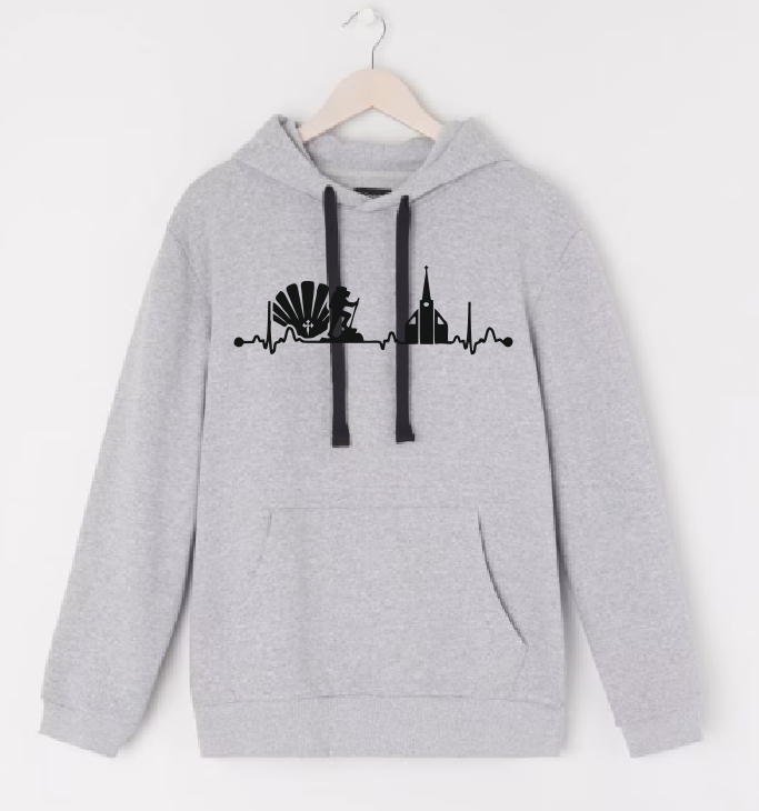 Camino de Santiago heartbeat T-shirt l Hoodie l Pants