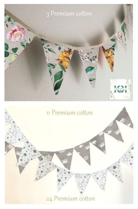 Guirlande de fanions, décoration de chambre d'enfant pour bébé, garçon, fille, tout-petit, décoration de fête prénatale, banderole d'anniversaire pour chambre d'enfant, décoration d'intérieur, cadeau, chaîne de fanions