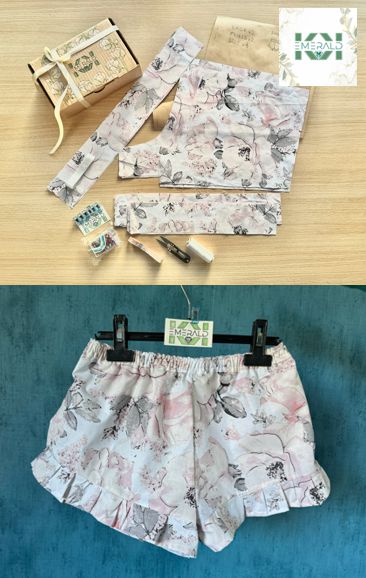 Sewing Kit: Shorts with Frills l Sewing Beginners Friendly