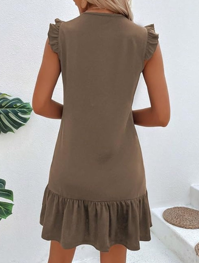 Robe de vacances d'été en coton de qualité supérieure 